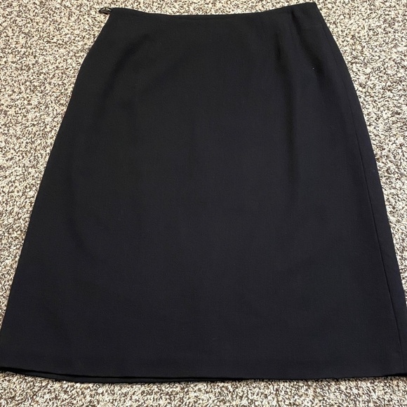 VNTG Harold's 100% Wool Elegant Black Pencil Skirt - Picture 5 of 6